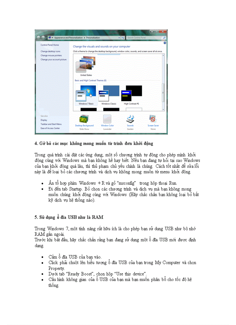 image for page 6 cách tăng tốc cho Win7