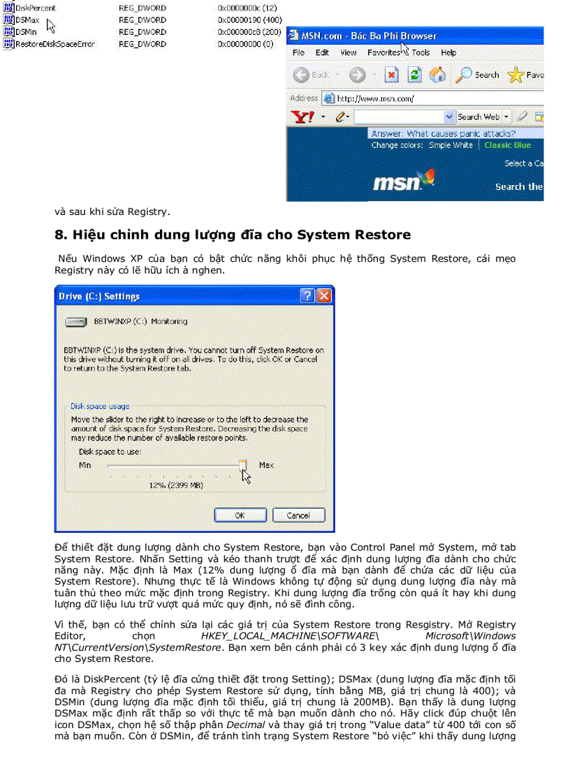 image for page 8 chiêu tối ưu hóa windown XP