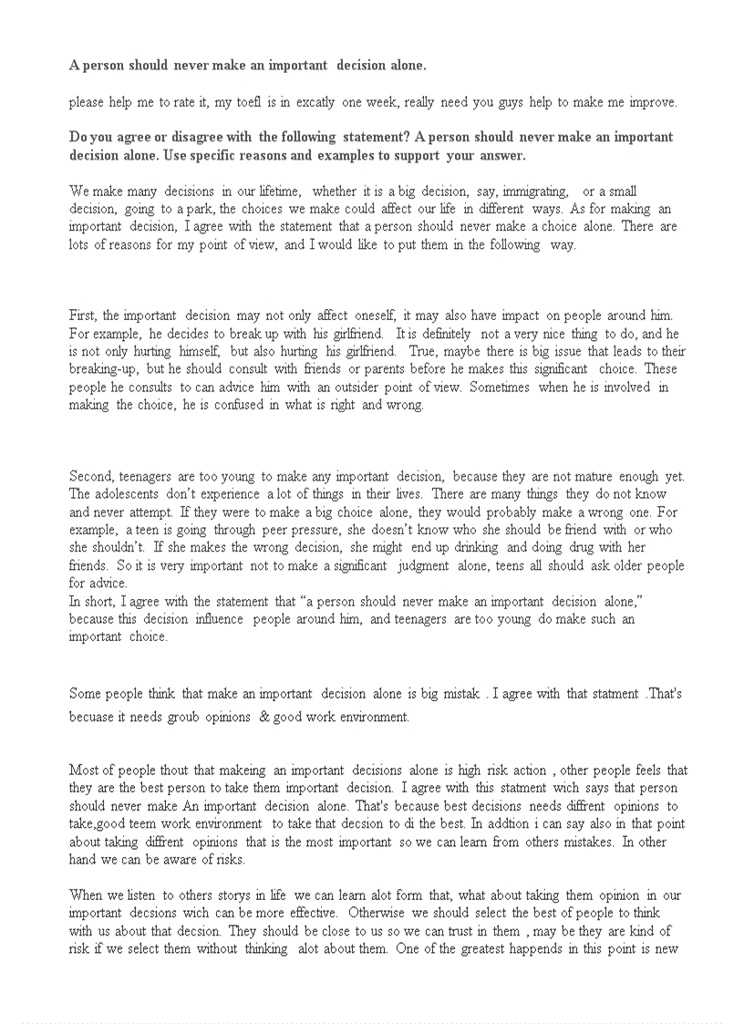 image for page A person should never make an important decision alone