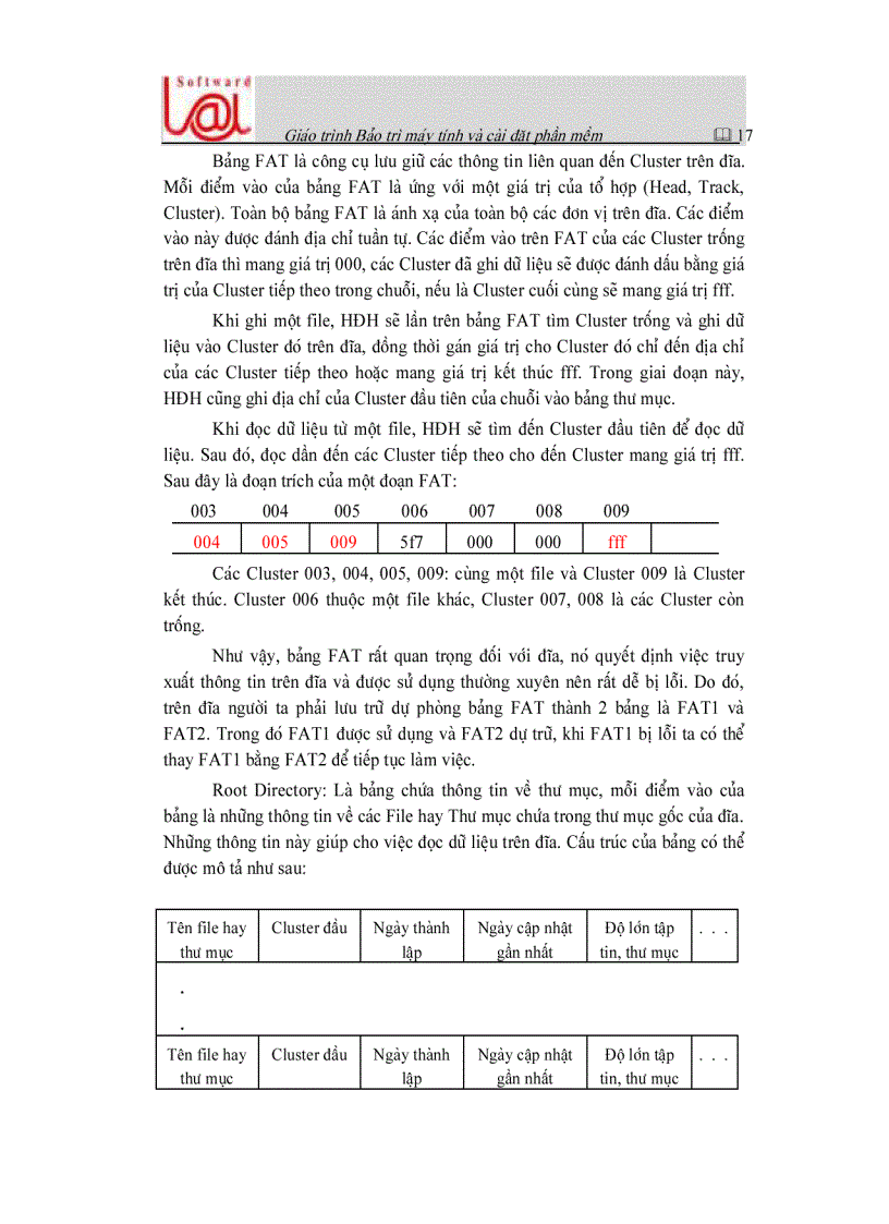 image for page A Tai lieu huong dan bao tri may tinh