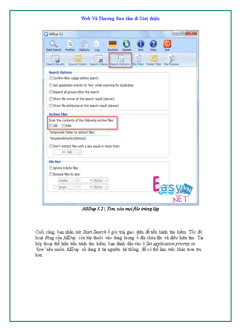 image for page Alldup tìm và xóa phần mềm trùng lặp