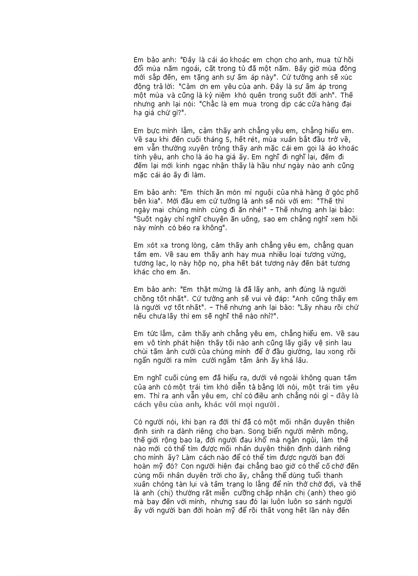 image for page Anh yêu em khác mọi ngườ