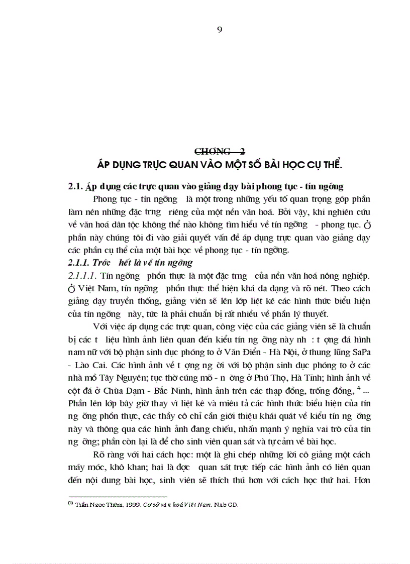 image for page Áp dụng trực quan vào hỗ trợ giảng dạy cơ sở văn hóa việt nam