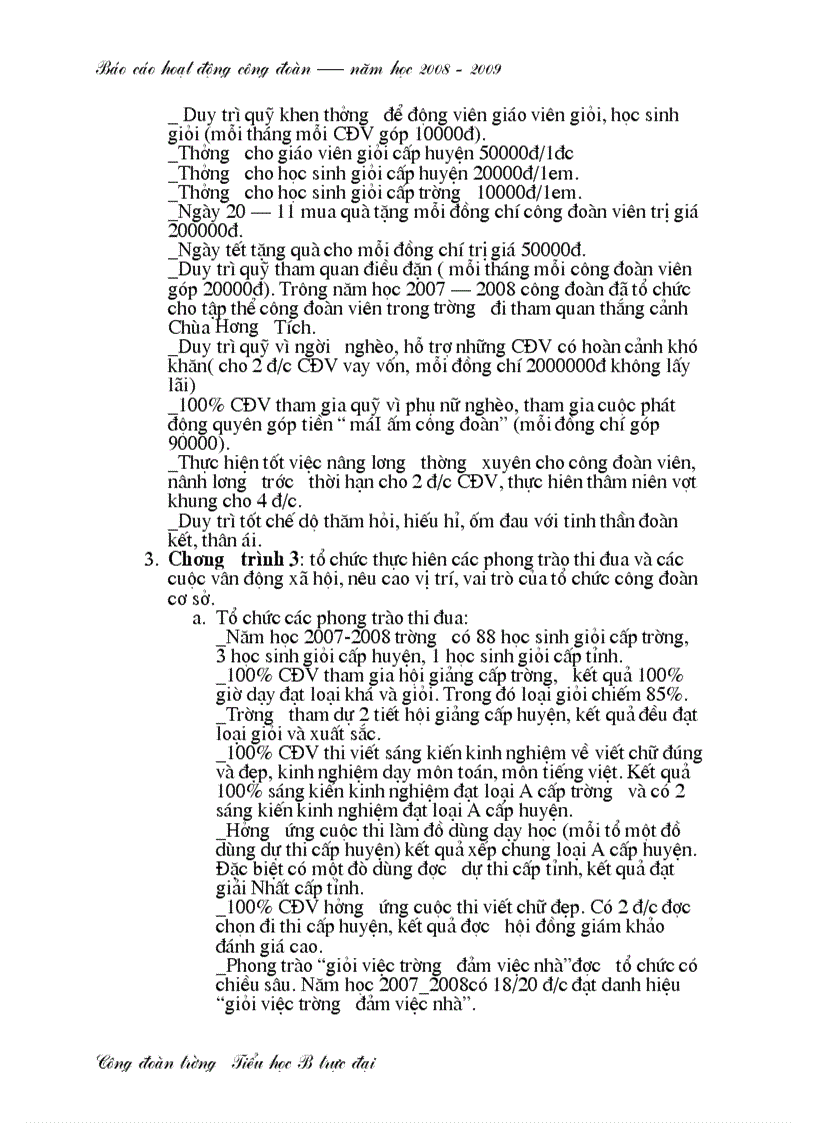 image for page B cáo thành tích Công đoàn 2008 2009