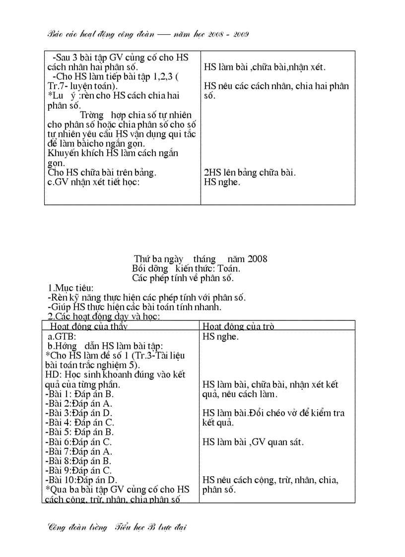 image for page B cáo thành tích Công đoàn 2008 2009