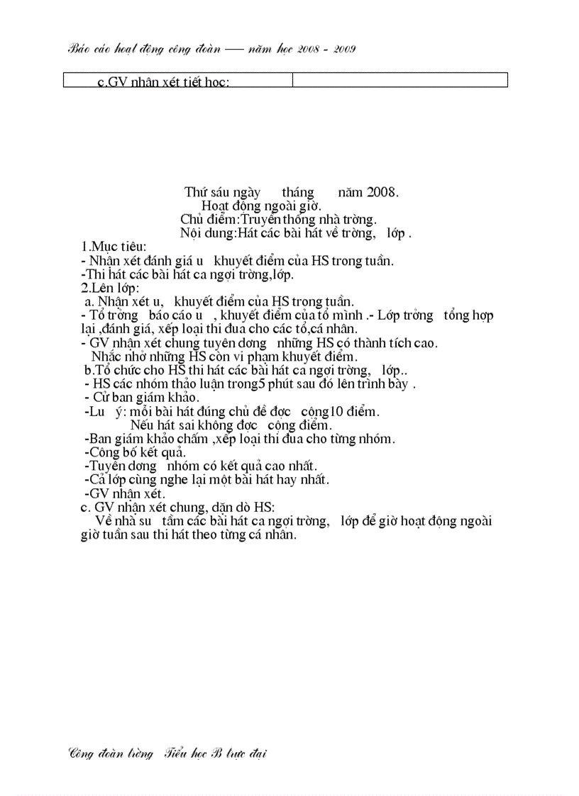 image for page B cáo thành tích Công đoàn 2008 2009