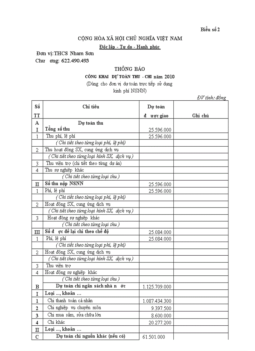 image for page Ba công khai đăng lần 2