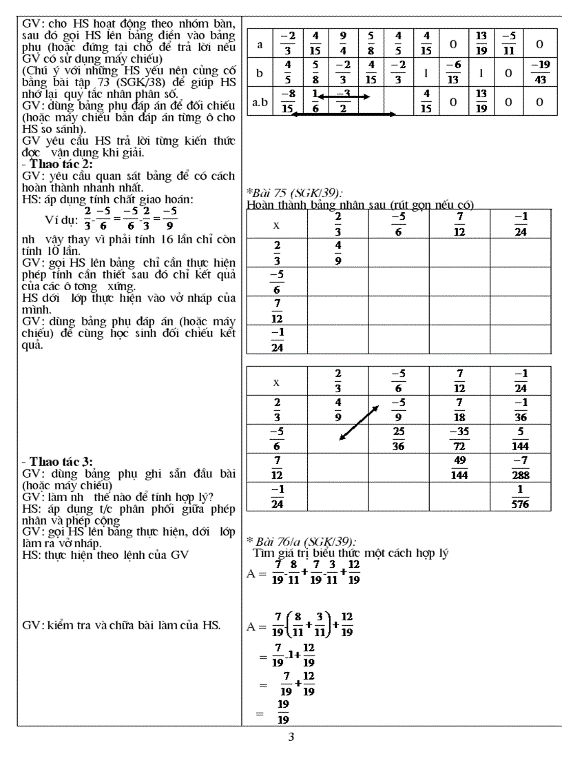 image for page Bài 11 Tính chất cơ bản của phép nhân phân số