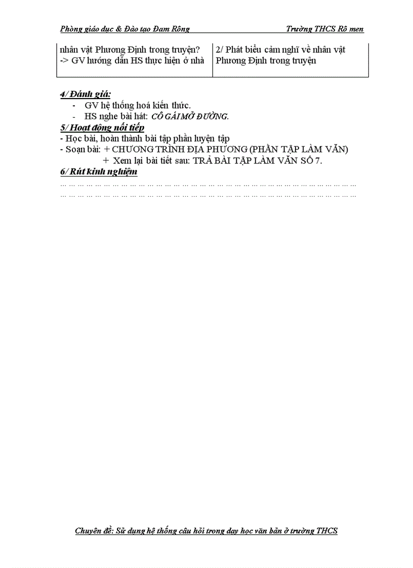 image for page Bài dạy hấp dẫn