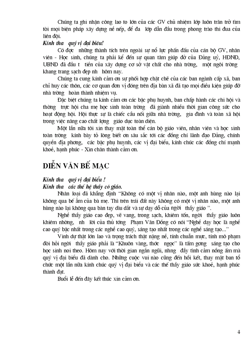 image for page Bài dien văn chào mừng 20 11