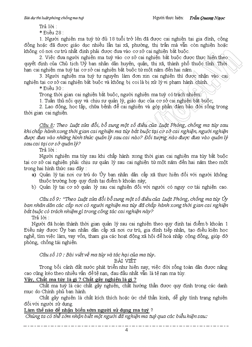 image for page Bài dự thi Luật PC Ma tuý