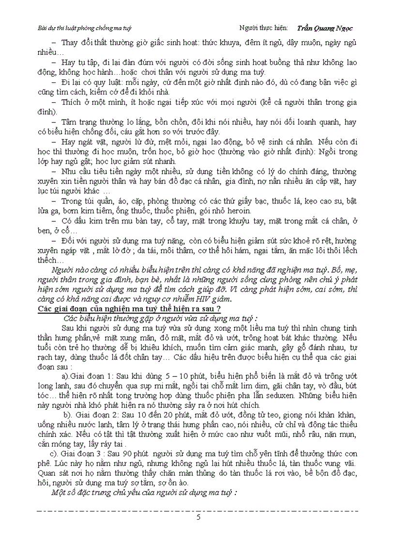 image for page Bài dự thi Luật PC Ma tuý