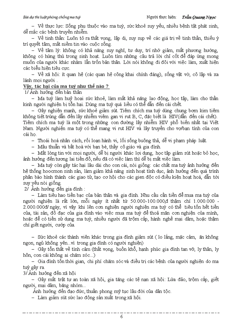 image for page Bài dự thi Luật PC Ma tuý