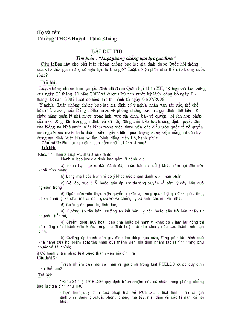 image for page Bai du thi phong chong bao luc gia dinh