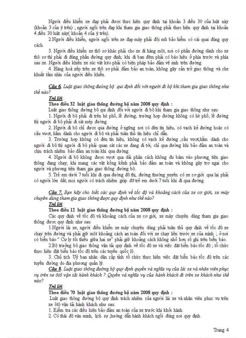 image for page Bai du thi tim hieu luat giao thong đ án đầy đủ