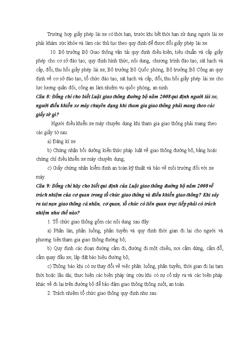 image for page Bai du thi Tim hieu luat GTDB2008