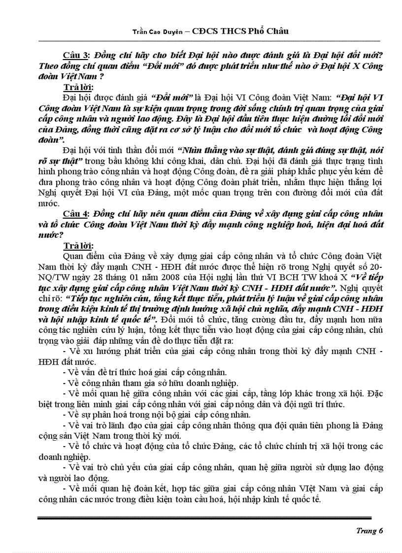 image for page Bài dự thi về Công đoàn