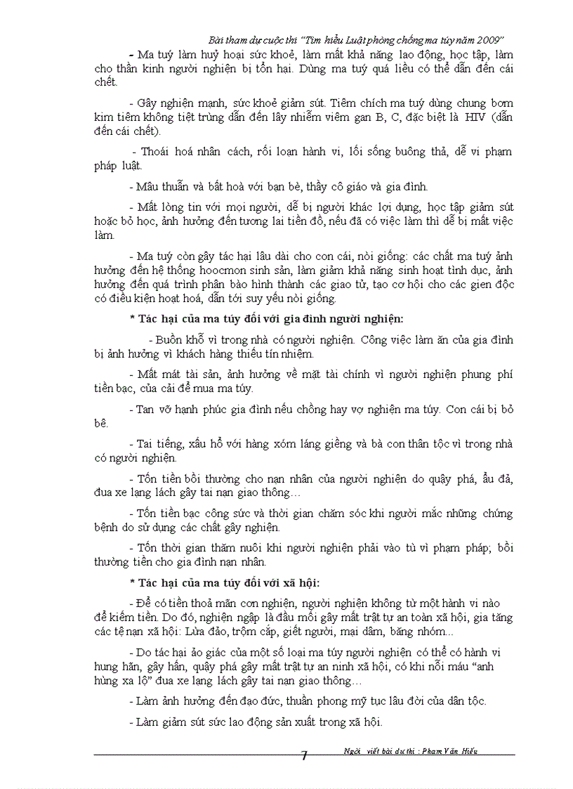 image for page Bai du thi ve tim hieu luat PC ma tuy