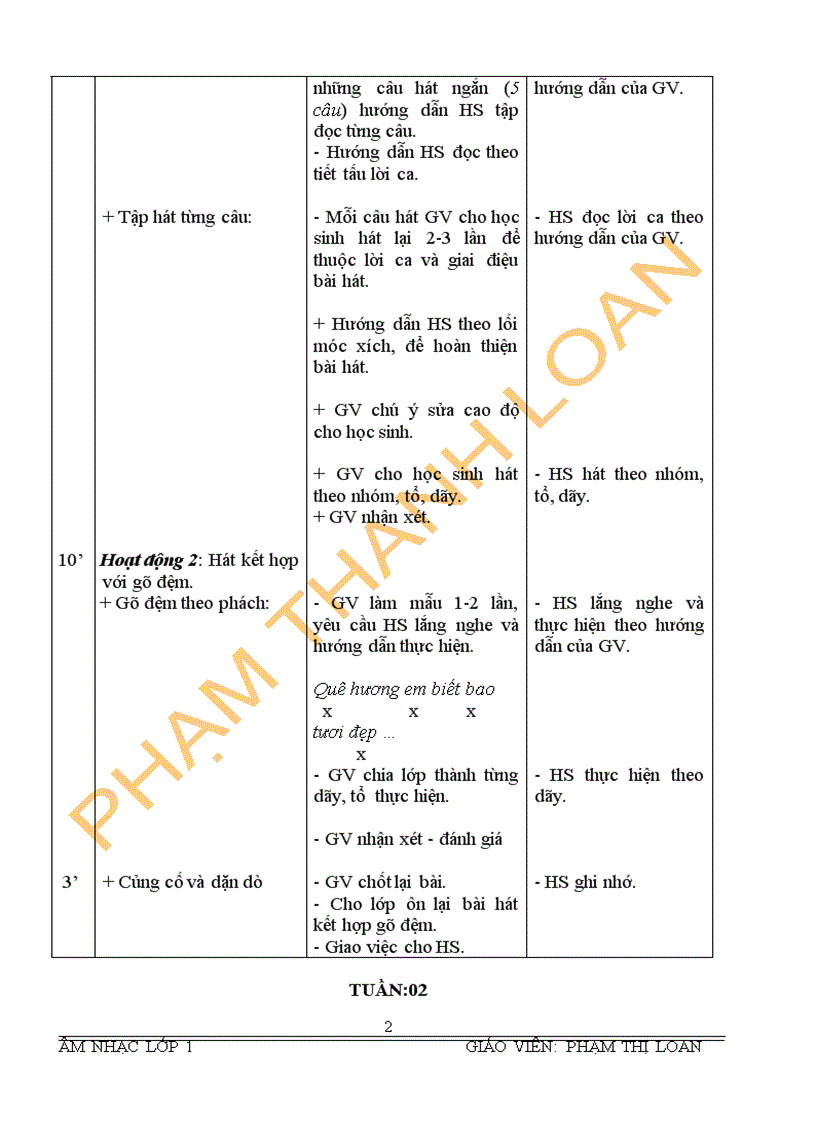 image for page Bài giảng môn âm nhạc lớp 1 trọn bộ