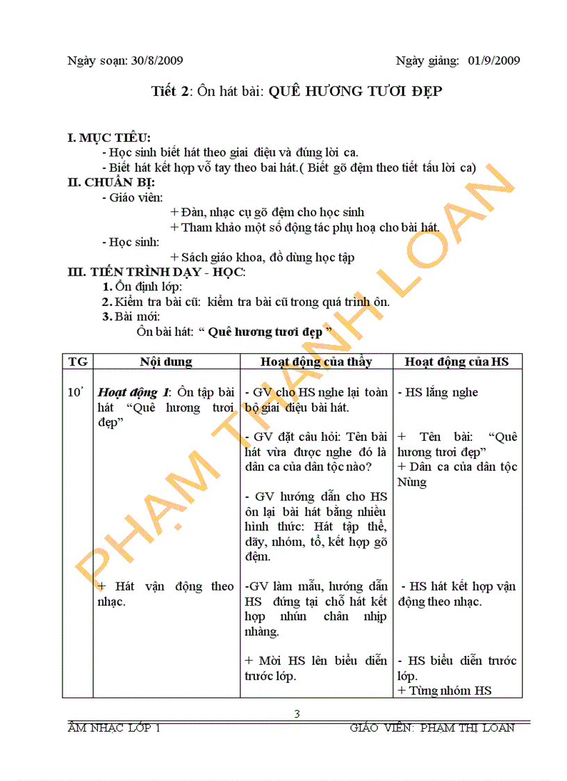 image for page Bài giảng môn âm nhạc lớp 1 trọn bộ