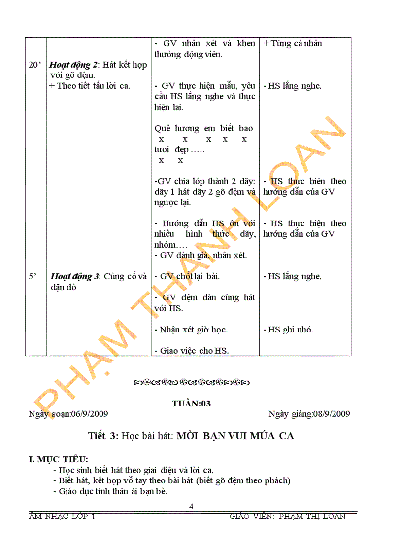 image for page Bài giảng môn âm nhạc lớp 1 trọn bộ