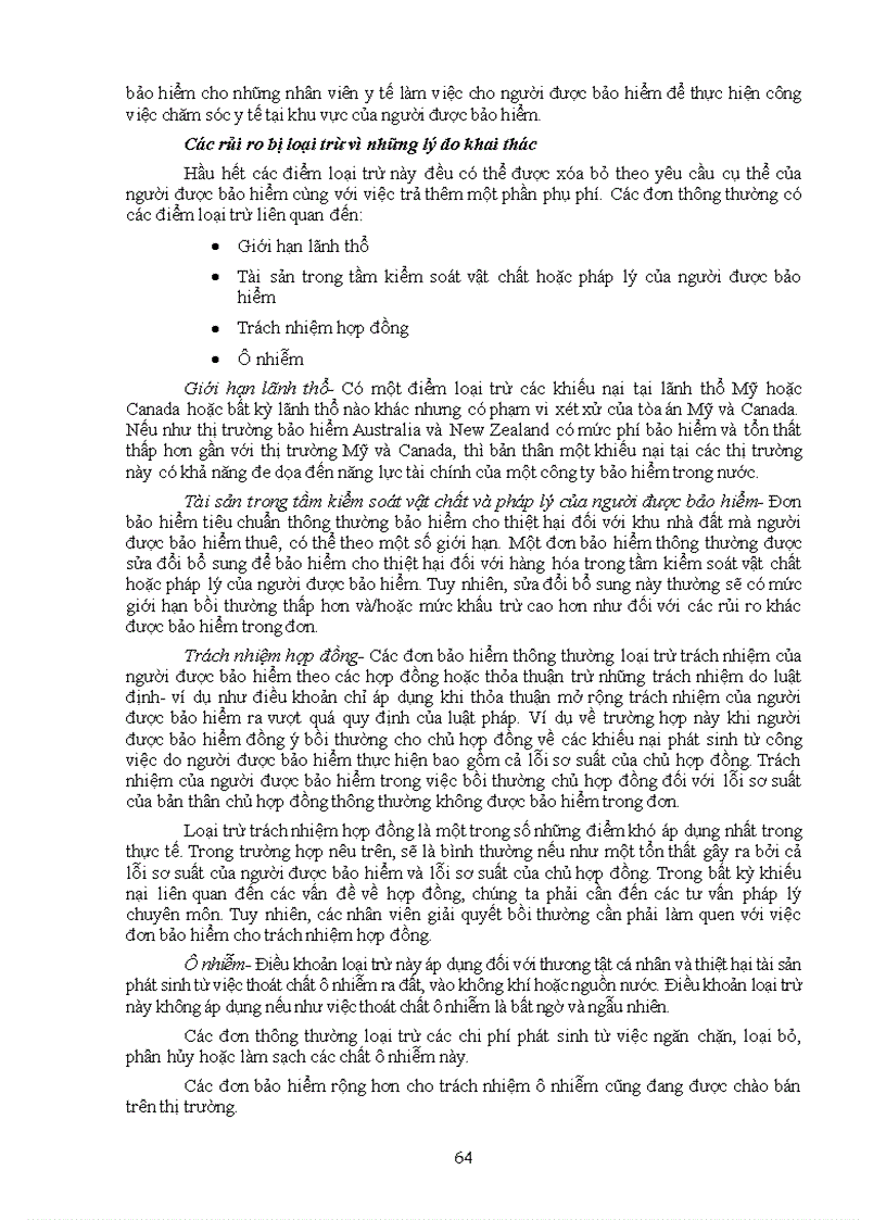 image for page Bai giang mon bao hiem