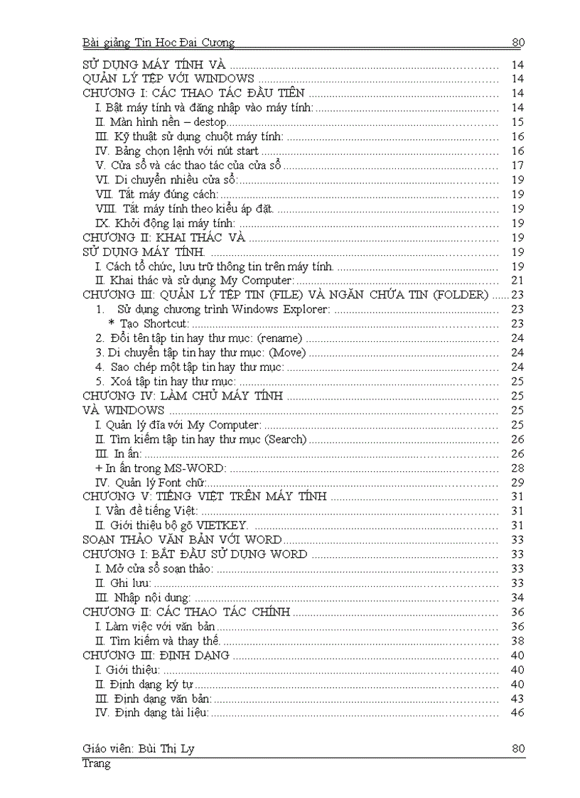 image for page Bài giảng tin học đại cương