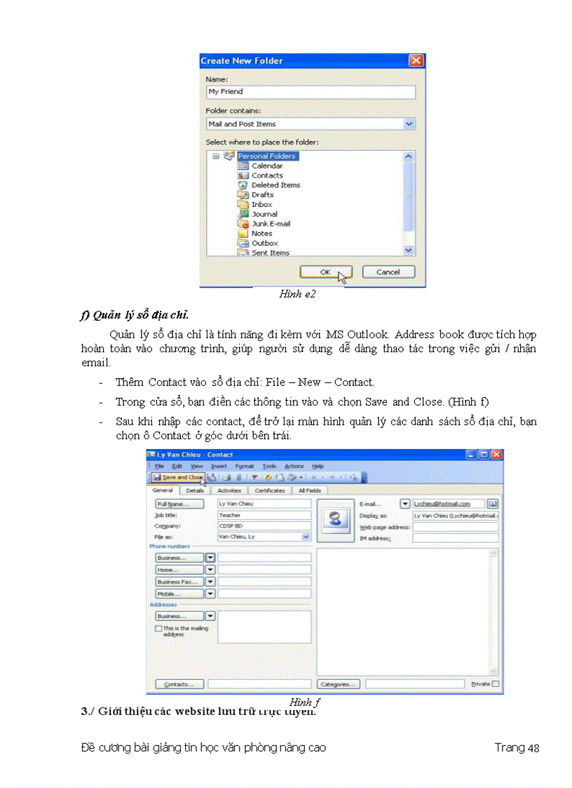 image for page Bài giảng tin học văn phòng nâng cao