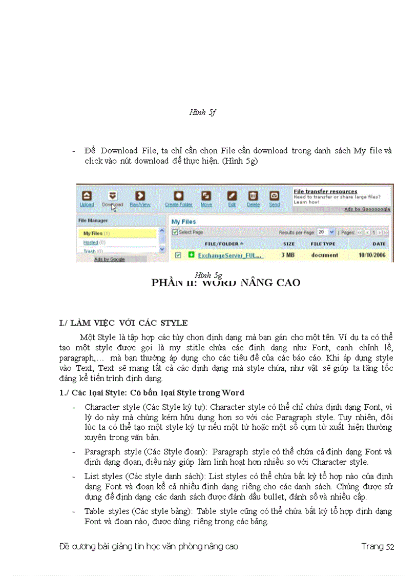 image for page Bài giảng tin học văn phòng nâng cao
