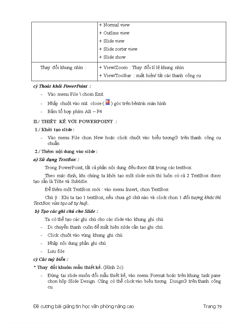 image for page Bài giảng tin học văn phòng nâng cao