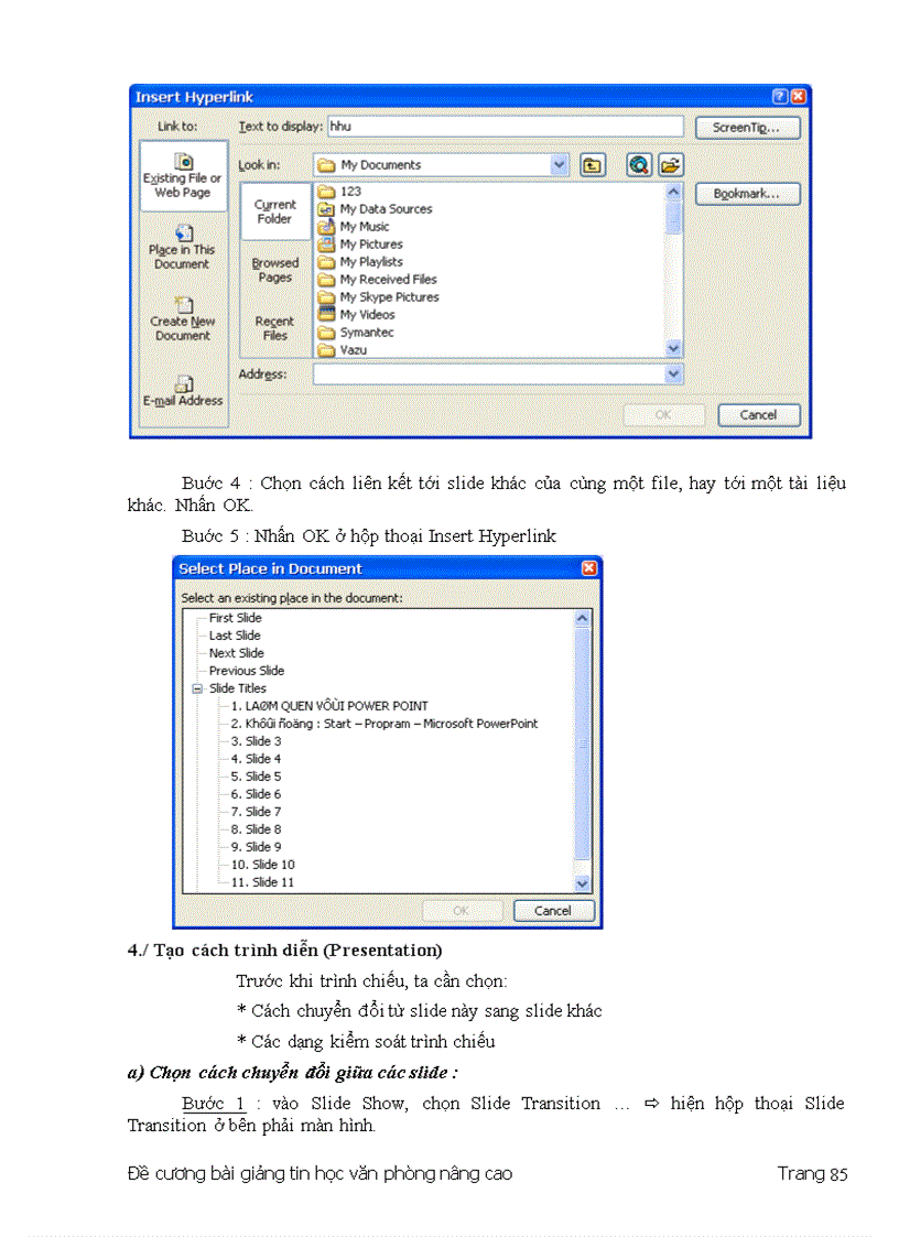 image for page Bài giảng tin học văn phòng nâng cao