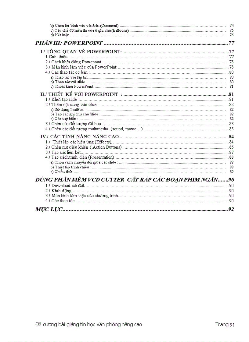 image for page Bài giảng tin học văn phòng nâng cao