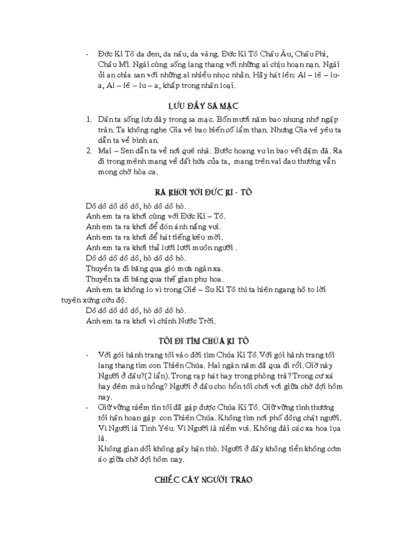 image for page Bài hát trong sinh hoạt thanh thiếu nhi