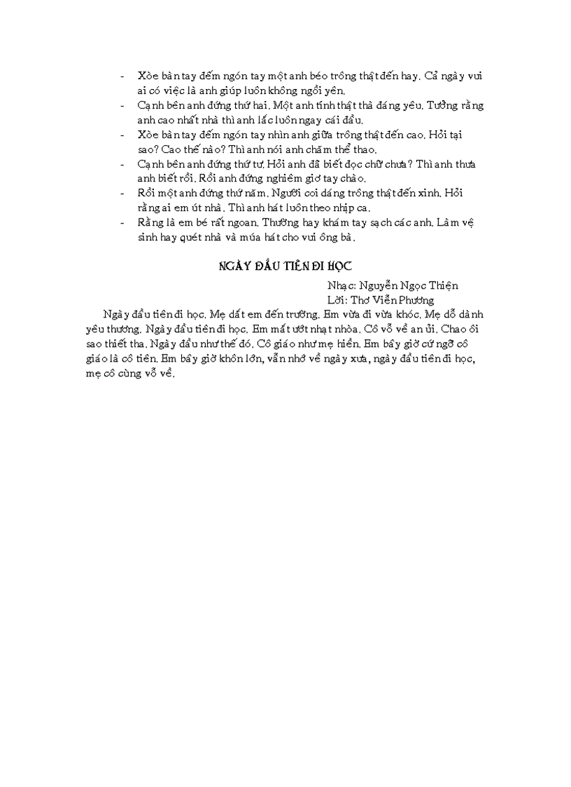 image for page Bài hát trong sinh hoạt thanh thiếu nhi