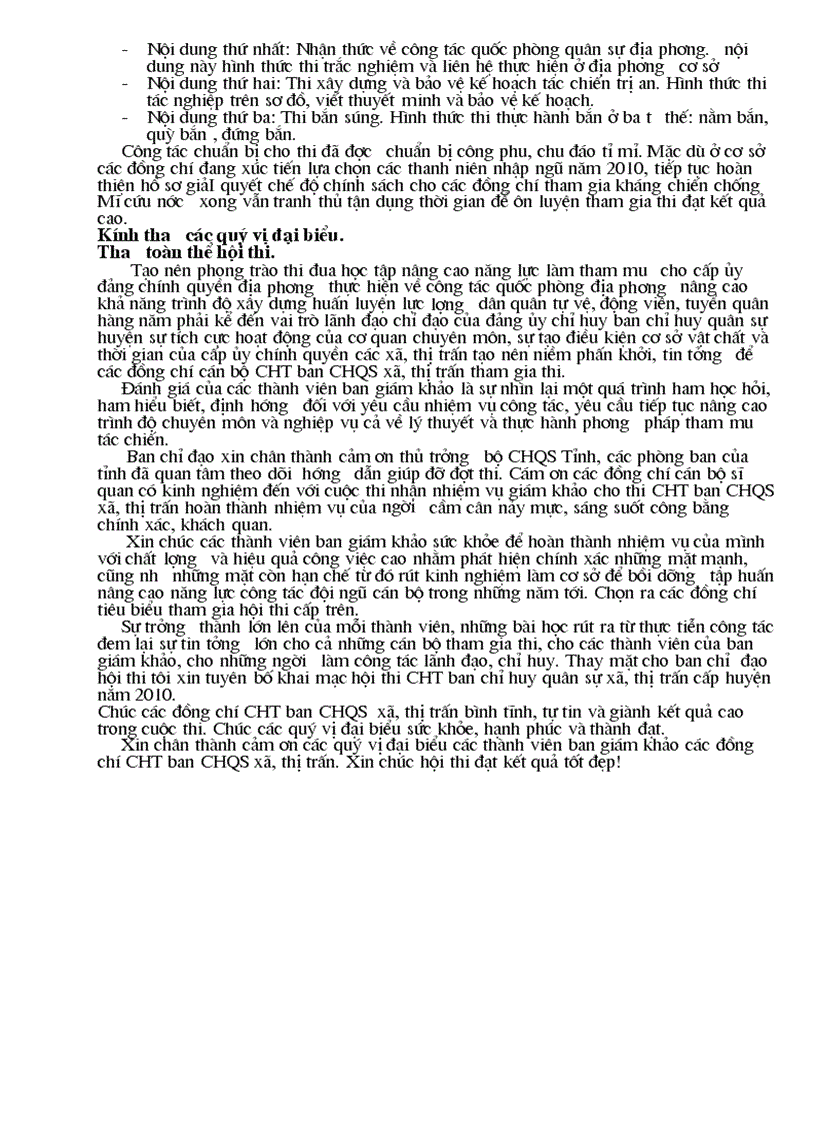 image for page Bai khai mac hoi thi chi huy truong