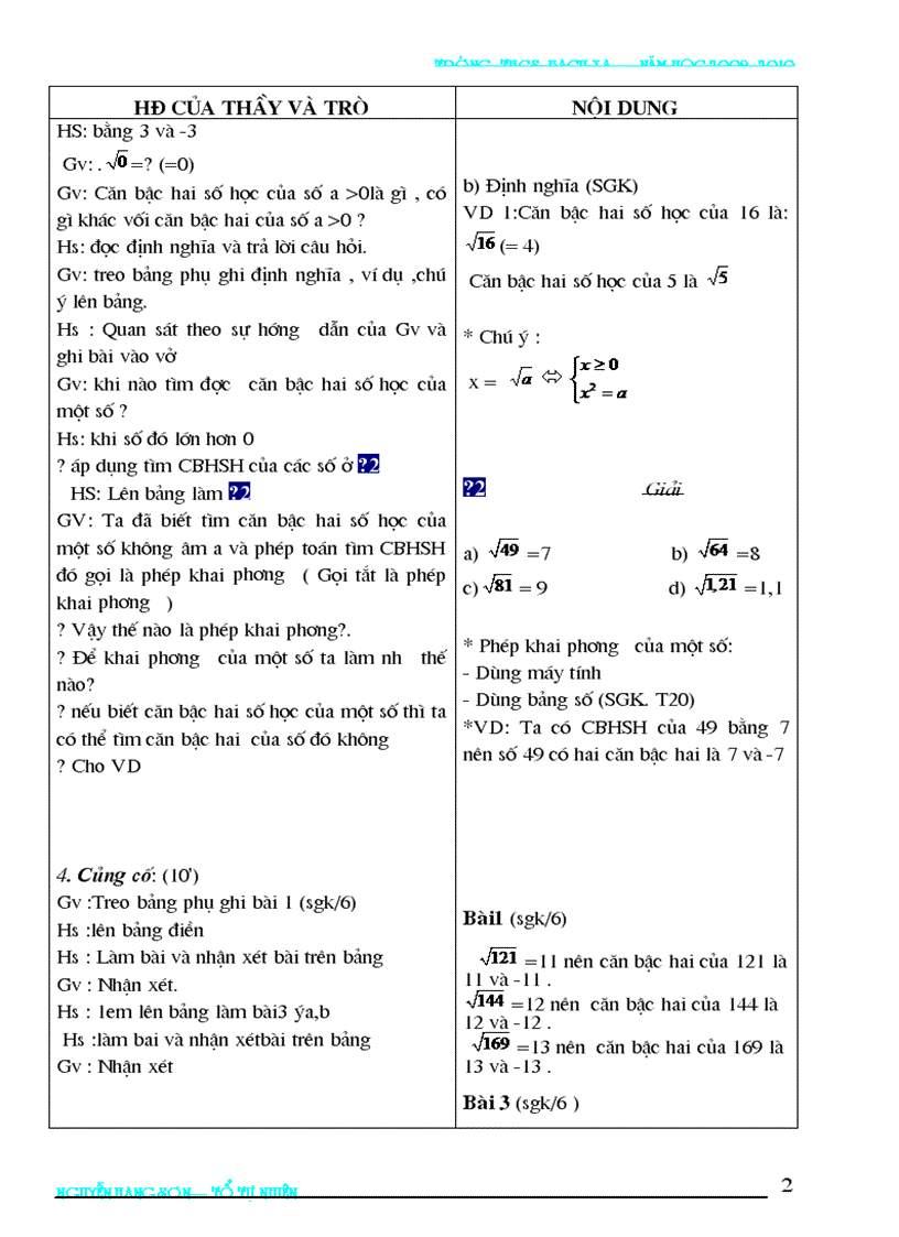 image for page Bai soan toan 9 2009 2010