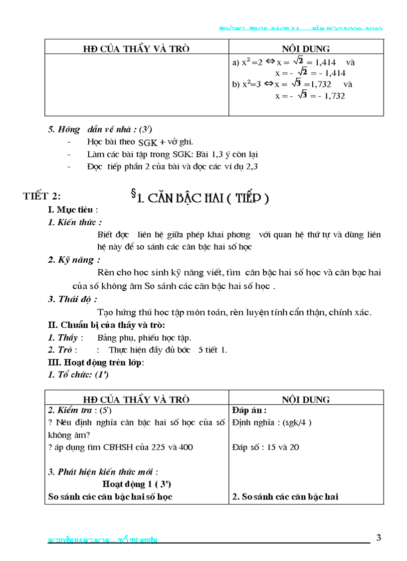 image for page Bai soan toan 9 2009 2010