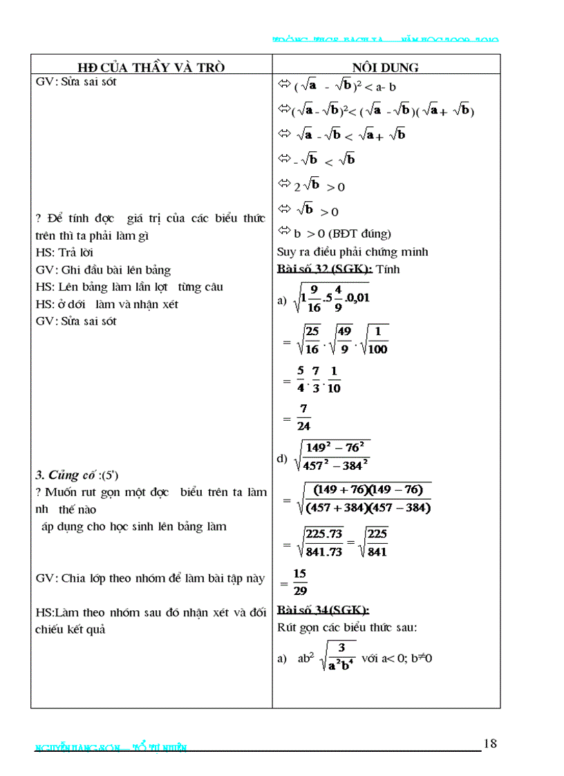 image for page Bai soan toan 9 2009 2010