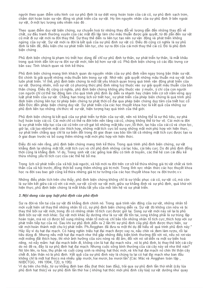 image for page Bài soạn về Triết học Mac Lê Nin