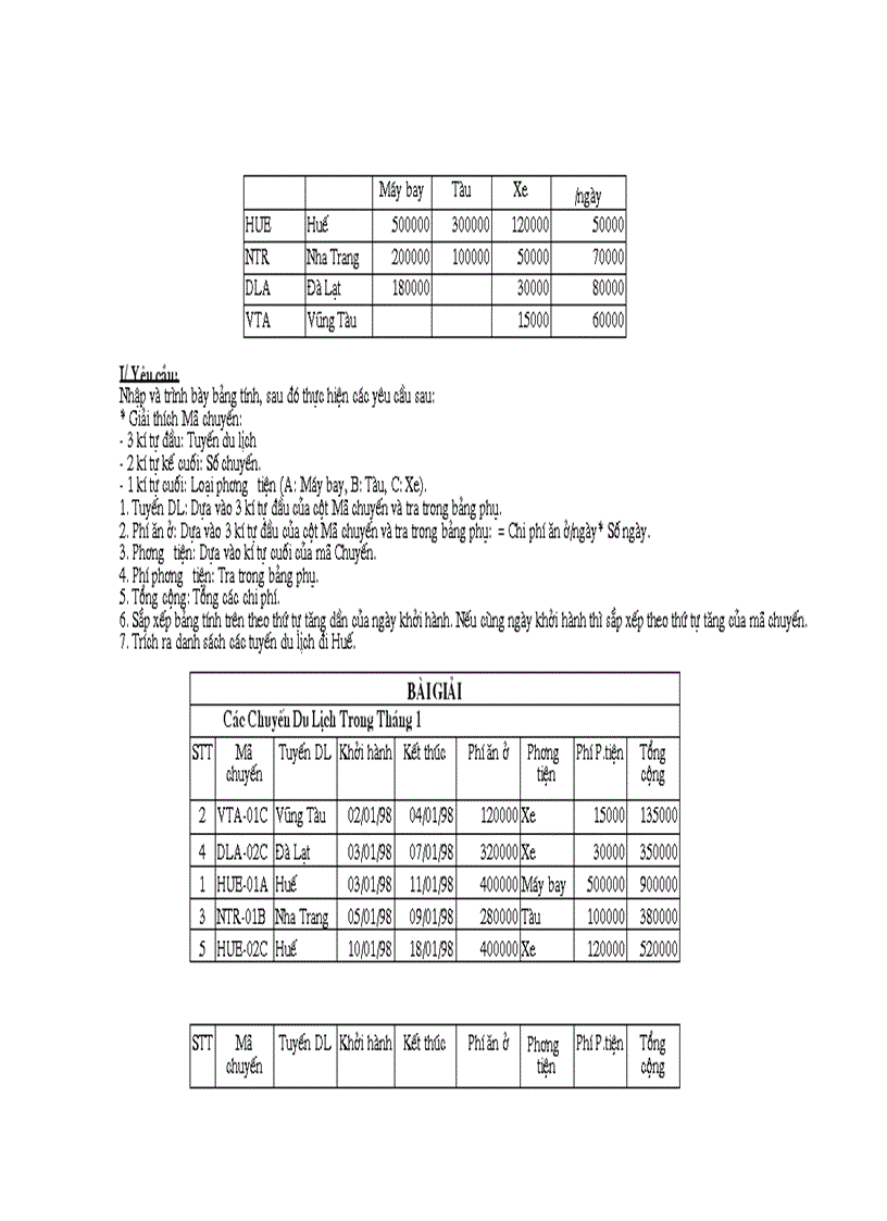 image for page Bai tap excel