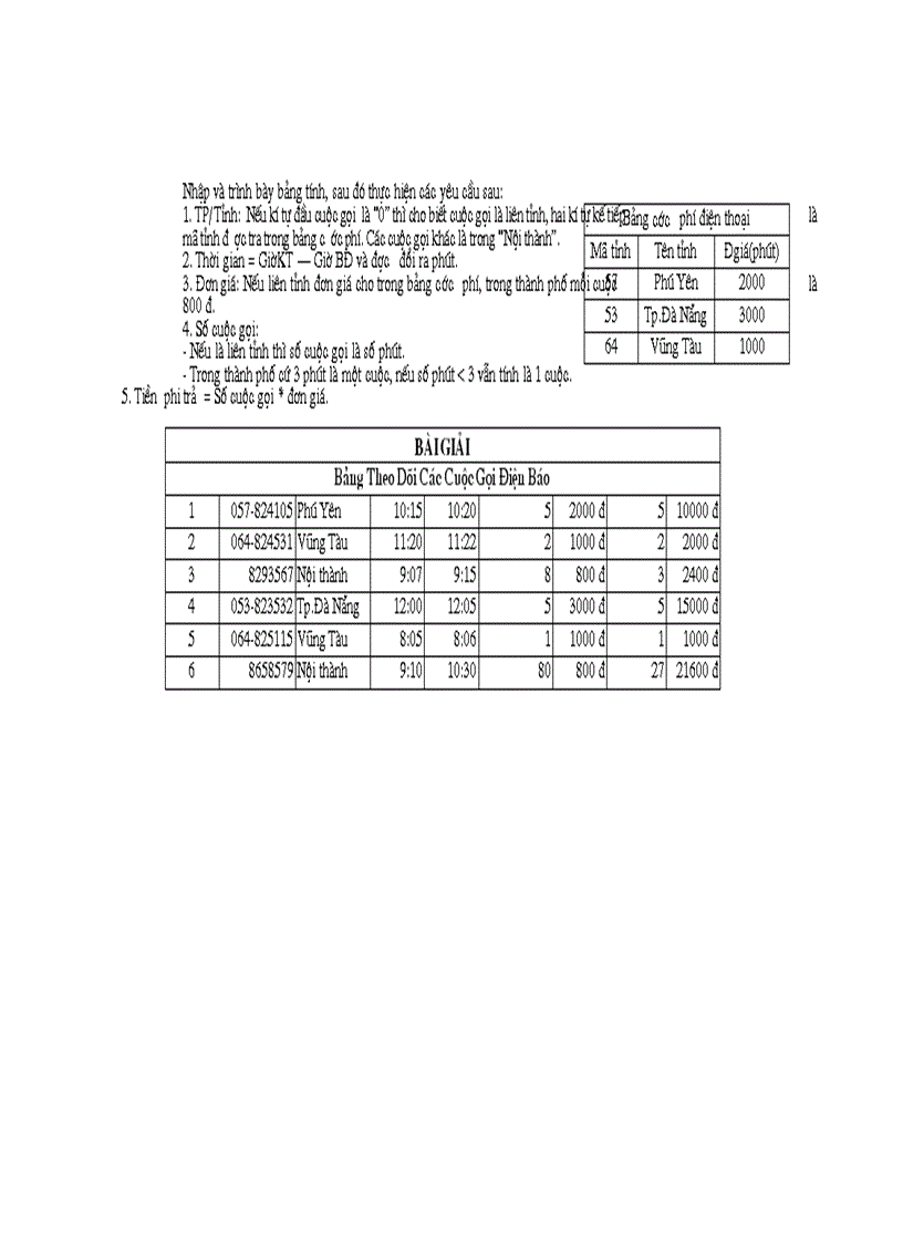 image for page Bai tap excel