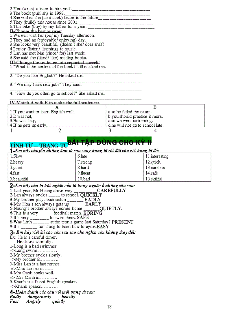 image for page Bài tập tiếng anh 9 cả năm