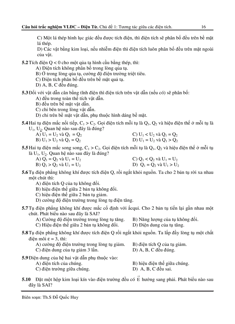 image for page Bài tập TN Vật Lý Đại Cương 2