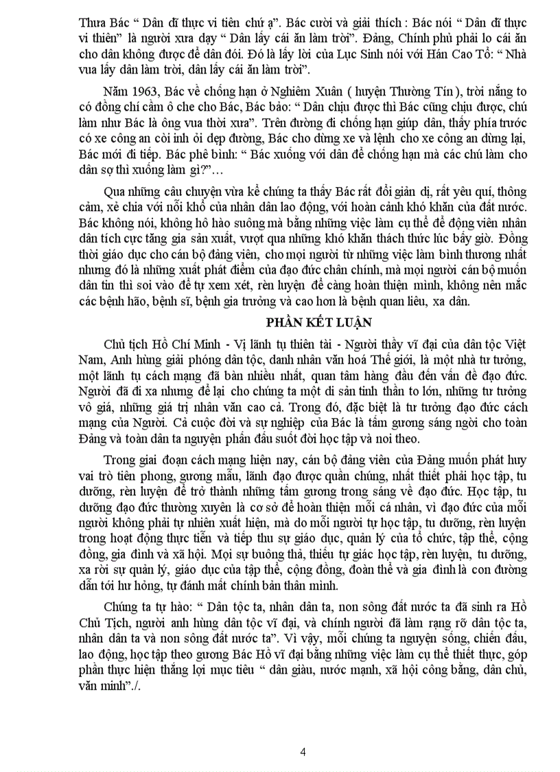 image for page Bài thi báo cáo viên về TT Hồ Chí Minh