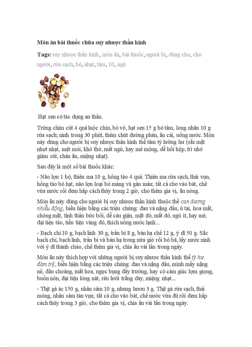 image for page Bai thuoc chua suy nhuoc than kinh doc