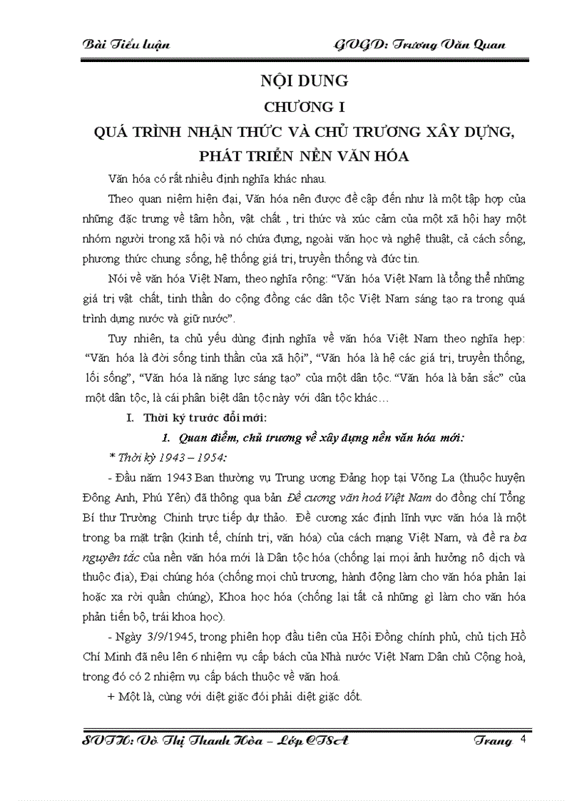 image for page Bài tiểu luận đường lối CMDCSVN