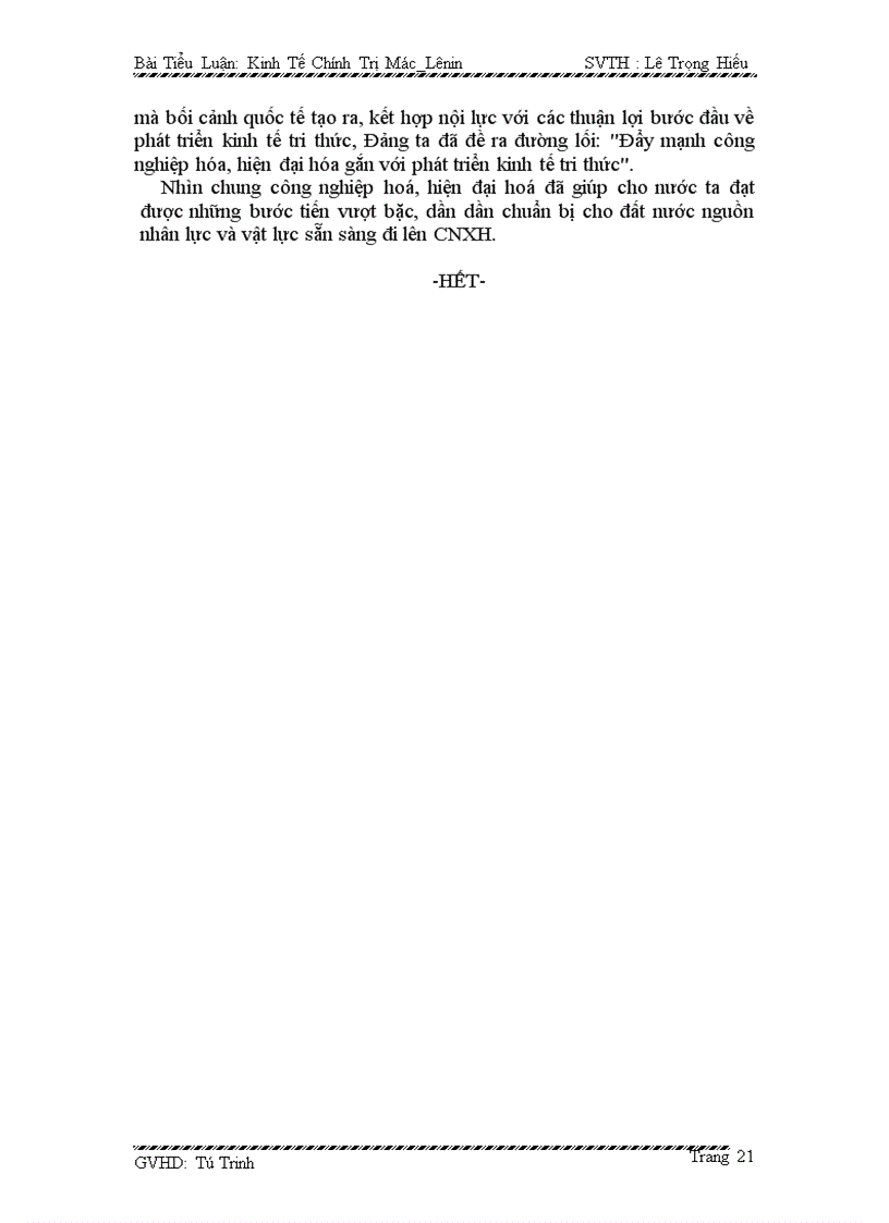 image for page Bài tiểu luận ktct