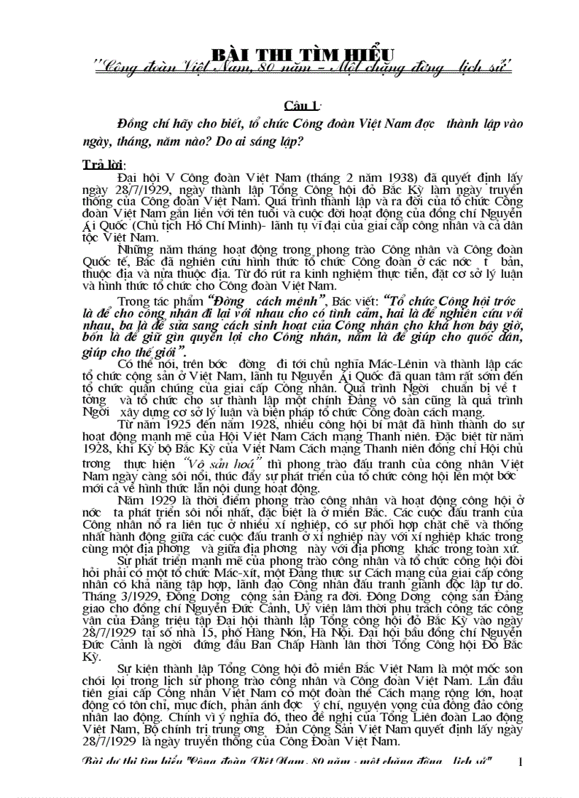 image for page Bài viết công đoàn VN 80 năm đủ cả câu 6