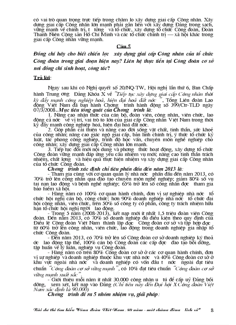image for page Bài viết công đoàn VN 80 năm đủ cả câu 6