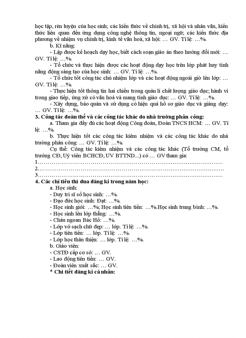 image for page Bản đăng kí thi đua tổ